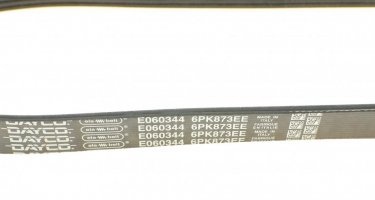 Ремінь приводний 6PK873EE DAYCO – (6 ребер)Довжина: 873 мм фото 4
