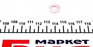 Уплотнительное кольцо форсунки VDO,Continental 7,07 x 14,9 x 2,1 Fiat, Opel, 456.810 Elring фото 2