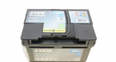 Акумулятор EA612 EXIDE фото 6