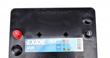 Акумулятор EK508 EXIDE фото 4