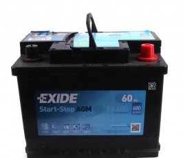 Купить EK600 EXIDE Аккумулятор Kia Rio 1.25