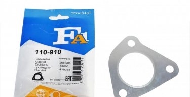Купить 110-910 Fischer Automotive One (FA1) Прокладки глушителя Пассат Б2 (1.6, 1.8, 2.2)