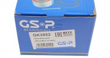 Подшипник ступицы GK3552 GSP – заднийD:90 d:55  фото 5