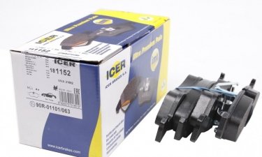 Купить 181152 ICER Тормозные колодки передние Комбо 1.4 16V 