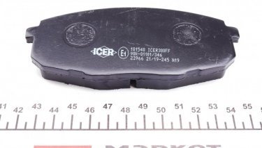 Тормозная колодка 181540 ICER – с датчиком износа фото 3
