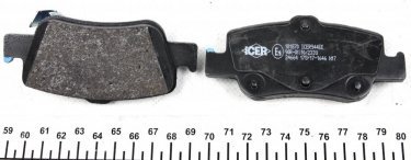 Гальмівна колодка 181870 ICER – з датчиком зносу фото 2