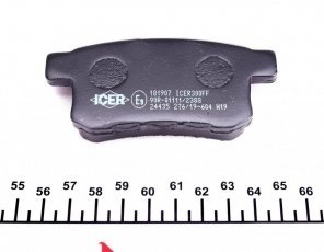 Гальмівна колодка 181907 ICER – з датчиком зносу фото 4