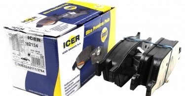 Купить 182134 ICER Тормозные колодки передние Куга 2 (1.6 EcoBoost, 2.0 TDCi) 