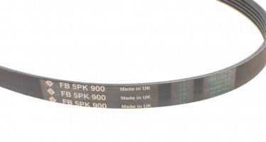 Ремінь приводний FB 5PK900 INA – (5 ребер)Довжина: 900 мм фото 3
