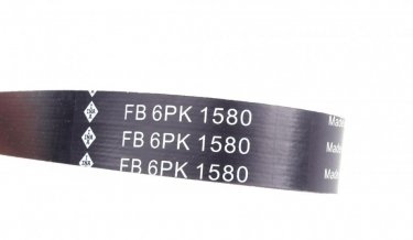 Ремінь приводний FB 6PK1580 INA – (6 ребер)Довжина: 1580 мм фото 3