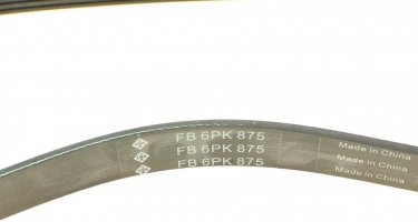 Ремінь приводний FB 6PK875 INA – (6 ребер)Довжина: 875 мм фото 4