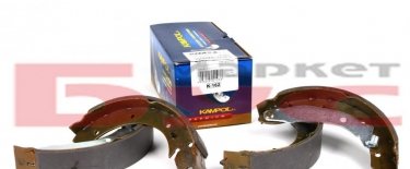 Купить K-162 Kampol - Тормозные колодки барабанные зад. Citroen Berlingo/Peugeot Partner/405 II Break (4E)  92-96 (228x40mm)
