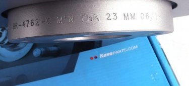 Гальмівний диск BR-4762-C Kavo фото 4