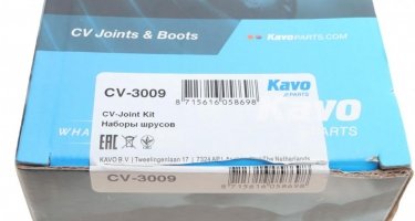 ШРУС CV-3009 Kavo – шліци: 25 зовн. 22 вн. 48 зубців кільця ABS фото 2