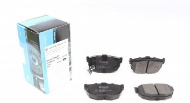 Купить KBP-3007 Kavo Тормозные колодки задние Coupe (1.6, 2.0, 2.7) с звуковым предупреждением износа