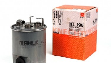 Купити KL 195 MAHLE Паливний фільтр (прямоточний)