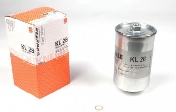 Купити KL 28 MAHLE Паливний фільтр (прямоточний) Ауді
