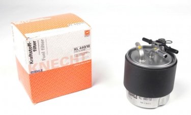 Купить KL 440/18 MAHLE Топливный фильтр (прямоточный) Qashqai (1.5 dCi, 2.0 dCi)