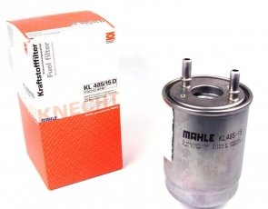 Купить KL 485/15D MAHLE Топливный фильтр (прямоточный) Меган 3 (1.5 dCi, 1.9 dCi, 2.0 dCi)