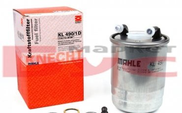 Купить KL 490/1D MAHLE Топливный фильтр (прямоточный) Sprinter 906 (2.1, 3.0)