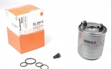 Купить KL 490D MAHLE Топливный фильтр (прямоточный) Мерседес 212 (2.1, 3.0)