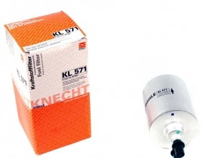 Купить KL 571 MAHLE Топливный фильтр (прямоточный) Сеат
