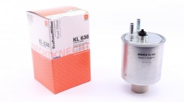 Купити KL 638 MAHLE Паливний фільтр (прямоточний) Лагуна 3 (1.5, 2.0, 3.0)
