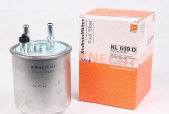 Купить KL 639D MAHLE Топливный фильтр (прямоточный) Laguna 3 (1.5, 2.0, 3.0)