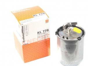 Купить KL 778 MAHLE Топливный фильтр (прямоточный) Толедо (1.4 TDI, 1.6 TDI)