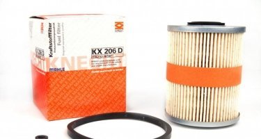 Купить KX 206D MAHLE Топливный фильтр (фильтр-патрон) Мастер 2 (1.9 dTI, 2.5 D, 2.8 dTI)