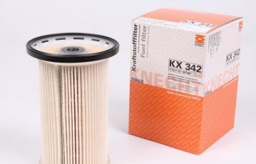 Купить KX 342 MAHLE Топливный фильтр (фильтр-патрон) Ауди Ку3 (2.0 TDI, 2.0 TDI quattro)