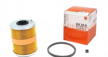 Купить KX 78D MAHLE Топливный фильтр (фильтр-патрон) Zafira A (2.0, 2.2)