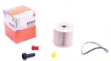 Купить KX 85D MAHLE Топливный фильтр (фильтр-патрон) Пежо 206 (2.0 HDI 90, 2.0 HDi)