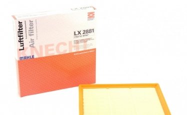 Купить LX 2881 MAHLE Воздушный фильтр  Zafira C (1.4, 1.6, 2.0)
