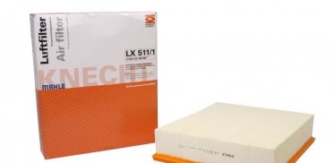 Купить LX 511/1 MAHLE Воздушный фильтр  Sprinter (901, 902, 903, 904, 905) (0.0, 2.1, 2.3, 2.7, 2.9)
