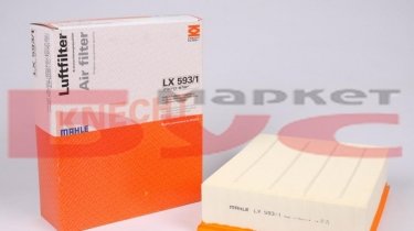 Купить LX 593/1 MAHLE Воздушный фильтр  Пассат Б5 (2.0, 2.5)