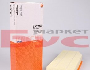 Купить LX 752 MAHLE Воздушный фильтр  G-CLASS (W461, W463) G 270 CDI