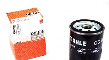 Купить OC 203 MAHLE Масляный фильтр (накручиваемый) Эскорт (4, 5, 6, 7) (1.8 D, 1.8 TD, 1.8 Turbo D)