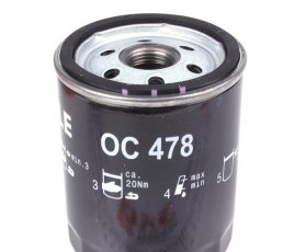 Масляний фільтр OC 478 MAHLE – (накручуваний) фото 2