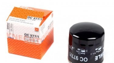 Купити OC 977/1 MAHLE Масляний фільтр (накручуваний) Ауді Ку2 (1.0 TFSI, 1.4 TFSI, 1.4 TFSI quattro)