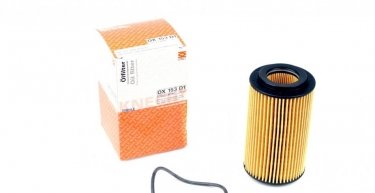 Купить OX 153D1 MAHLE Масляный фильтр (фильтр-патрон) Астра Г (2.0 DI, 2.0 DTI 16V, 2.2 DTI)