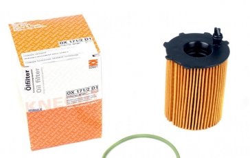 Купить OX 171/2D1 MAHLE Масляный фильтр (фильтр-патрон) Пежо 206 (1.4 HDi eco 70, 1.6 HDi 110)