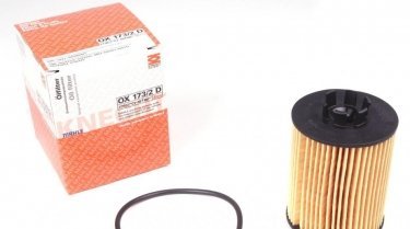 Купити OX 173/2D MAHLE Масляний фільтр (фильтр-патрон) Meriva (1.4 16V Twinport, 1.4 16V Twinport LPG)