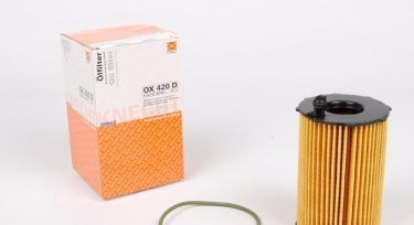Купить OX 420D MAHLE Масляный фильтр (фильтр-патрон) Ауди Ку5 (3.0 TDI quattro, SQ5 TDI quattro)