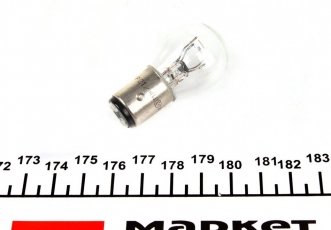 Лампа розжарювання P21/4W 12V BAZ15d (виробництво) 008529100000 MAGNETI MARELLI фото 3