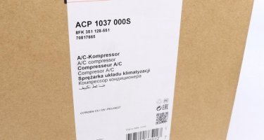 Компрессор кондиционера ACP 1037 000S MAHLE –  фото 9