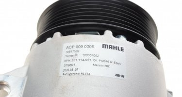Компресор кондиціонера ACP 909 000S MAHLE –  фото 5