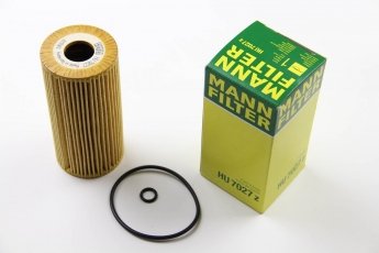 Масляный фильтр HU 7027 z MANN-FILTER –  фото 2