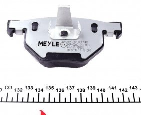Тормозная колодка 025 212 8217/PD MEYLE – задние без датчика износа, подготовлено для датчика износа колодок фото 3