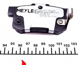 Тормозная колодка 025 217 1914/PD MEYLE – задние с звуковым предупреждением износа фото 2